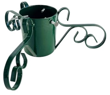 Garden Pride Sussex Christmas Tree Stand, Heavy-Duty Steel, Plastic-Coated, Rust-Resistant, 4.5 or 5.5 Tube, Green or Black (Green, 5.5” tube for trees up to 8ft)