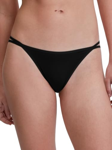 Calida Sleek Skin Tanga-Slip, Low Cut Damen, für empfindliche Haut, leichtes Material