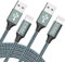Cavo iPhone [0.5M/2Pezzi] Cavo Lightning, Certificato MFi Nylon Caricabatterie iPhone Carica Rapida per iPhone 14 13 12 11 Pro Max XS XR X 8 7 6 Plus 5 5s SE-Verde
