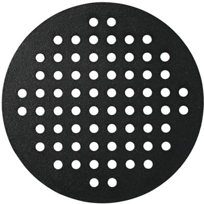 KJ-MFG23 Cast Iron Fire Grate Replacement Parts for Kamado Joe 18 Inch Classic I II III Series KJ23RH KJ23RHC KJ23RHCI Charcoal Grate Grill Bottom Plate Charcoal Smoker Grate Grill Accessories 1 Pack