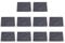 EBTOOLS 10Pcs Magnetic PVC Fan Mesh for 140mm PC Computer Case, Effective Prevention and Easy Installation,