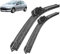 ZhangXD Escobillas limpiaparabrisas Delanteras para Peugeot 206 2001-2006, Ventana Parabrisas Hojas de Repuesto para limpiaparabrisas