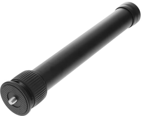 MUELODSIC Aluminium Stativverlängerung Verstellbar CNC Bearbeiteter Gimbal Extension Pole für DSLR Kameras Gimbal Einbeinstativ Stabile Leichte Verlängerungsstange für Vielseitigen Einsatz