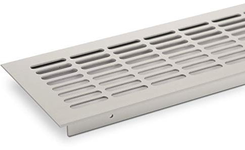 SO-TECH® Rejilla de ventilación Chapa perforada 500 x 102 mm Rejilla perforada