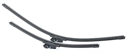 RIDEX Scheibenwischer Set Wischerblätter Satz mit Spoiler Frontscheibenwischer Vorne Wischblattausführung: Rahmenlos Länge 1: 650mm Länge 2: 450mm 298W0008