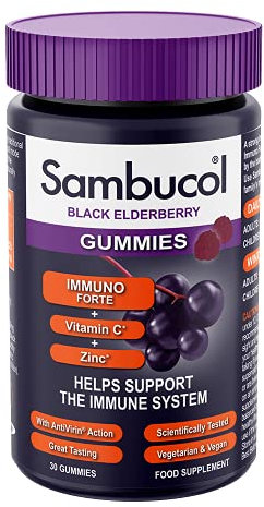 SAMBUCOL IMMUNO FORTE GUMMIES, 30 Count (Pack of 1)