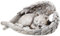 itsisa Grabschmuck Katze in Engelsflügel 22x13 cm - Grabstein, Gedenkstein, Gedenktafel Haustier