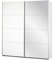 Rauch Möbel Caracas Schrank Kleiderschrank Schwebetürenschrank, Weiß, 2-trg., inkl. Zubehörpaket Basic 2 Kleiderstangen, 2 Einlegeböden, BxHxT 226x210x62 cm