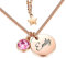 TMT Personalised birthstone necklace with gift box engraved for Daughter Mum Best Friend Girlfriend Birthday 18th 21th 30th 16th 13th Initial Name Letter pendant