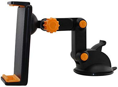 GUOCU Universal 360° drehbar Saugnapf Armaturenbrett Einstellbar Handy/Tablette Autohalterung für Handy, Smartphone, Phablet, GPS-Gerät usw Schwarz 1 Stck