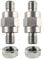 Ampper 3/8-16 Messing Seite Post Batteriepol Bolzen, vernickelt Standard Batterie Seite Post Extender Erweiterung Bolzen kompatibel mit GM Post, Packung mit 2
