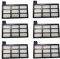 Accessoires de remplacement pour robot aspirateur Cecotec Conga 4090 Lot de 6 filtres à poussière