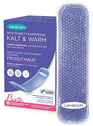 Lansinoh Wochenbett-Kompresse Kalt & Warm - lindert Schmerzen und Beschwerden nach der Geburt