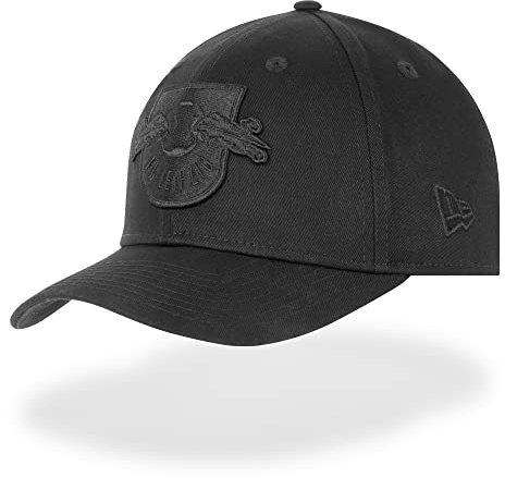 RB Leipzig Cap - All Black - Kappe Basecap New Era Shadow RBL - Plus Lesezeichen Wir lieben Fußball
