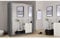 IE INTERIOR EMPORIUM Modern Milan Double Mirror Sliding Door Wardrobe in 6 Sizes& 4 colors (180cm, Grey)