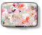 Hsxnam Kreditkartenetui, klein, RFID-Metall, Kreditkartenetui, niedlich, Visitenkartenhalter, Tasche, Ausweishülle für Damen und Herren, Beauty Floral, Beauty floral, Modern