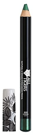 ALL TIGERS - Vegan Lidschatten - hochpigmentiert - Natürliche Inhaltsstoffe - Grünton Foresee your success 305-3 in 1 Eyeshadow Pencil - Long Lasting Holding - Cruelty-free