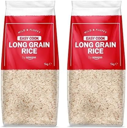 by Amazon Long Grain Rice, 1kg (Pack of 2)