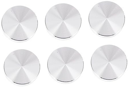 DOITOOL 6 Pièces Gâteau en Aluminium Solide Adaptateur en Verre pour Table en Verre Disques en Aluminium Filetés Table Basse en Verre Plateau en Verre Alliage D'aluminium Antidérapant
