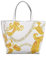 Versace Tasche weiß wendbar Shopper Sketch, weiß, M, Weiß, M