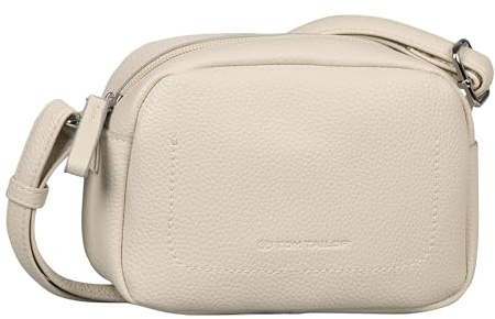 TOM TAILOR Elis Damen Umhängetasche Handtasche Mittelgroß Weiß