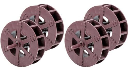 Yardwe 4 Stück Aquarium-Zubehör Asiatisches Zen-Garten- Wasserbrunnen Kleines Mini-Wasserrad Zen-Gartenbrunnen Kunststoff Hellbraun -Layout-Rad Künstlicher