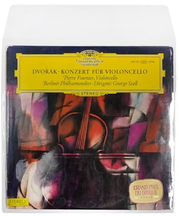 sdroceRyaM 12IN Record Outer Sleeves Clear PVC Record Protective Sleeves with Flap for LP Album Vinyl Collection, Transparent, 10PCS