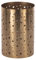 EGLO LIVING Windlicht Lugait, Teelichtglas mit Sternen, Deko Weihnachtstisch Wohnzimmer, Tischdeko Weihnachten, Adventsdeko aus Metall in Gold, Ø 11 cm, H 17 cm