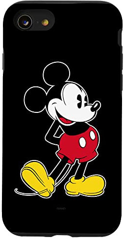 iPhone SE (2020) / 7 / 8 Disney Mickey Mouse Classic Pose Black Case