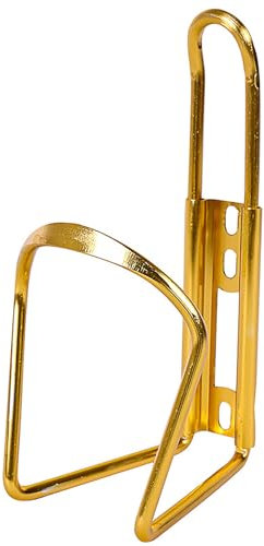 Flaschenhalter für Fahrrad, Flaschenhaltern Aluminium Leicht Getränkehalter Trinkflaschenhalterung (Gold)