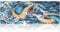 Venit Keys Blue Mouse Pad (11.8 * 31.5in), Anime Gaming Mouse Pad, Japanese Style Large Full Desk Mouse Mat, Waterproof and Anti-Slip Keyboard Mouse Pad for Office& Home (Green Dragon 3)