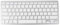WYXFDC Wireless Mechanical Silent Keyboard, Ultra Slim Compact, Hebrew Layout, White