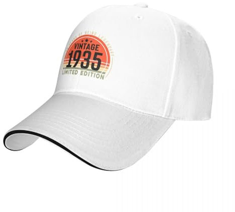 ORHFHVW Baseballkappe 88 Jahre alte Geschenke Jahrgang 1935 Limited Edition 88. Geburtstag Trucker Cap Ball Cap Damen Beach Visier Herren Geburtstagsgeschenk