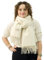 Xifrika langer Damenschal mit Fransen in Türkis – weiches, warmes und elegantes Tuch, Schalgröße 200x64 cm. Warm und ideal für den Winter