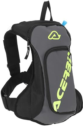Acerbis Acqua Logo Trinkrucksack 5L Camelbag Motorrad Fahrrad Backpack (Grau, Universal)