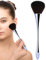 Blush Brush Blush Makeup Brush avec slim wit, poudre de base en poudre, brosses à ongles, outil de maquillage du visage pour une couverture complète et une finition préfette