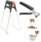 Pinza Horno de Acero Inoxidable Conjunto de 2 Piezas, Clip Multiusos Antiescaldaduras, para Mover Placas de Cocción y Cuencos, Microondas, Horno (Negro)