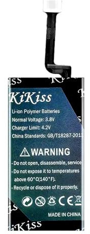 Batteria da 650 mAh compatibile per Huawei FreeBuds 3, Freebuds 4, Freebuds 4E Bluetooth scatola di ricarica per auricolari, HB681636ECW, batteria di ricambio ai polimeri di litio a 0 cicli con kit di