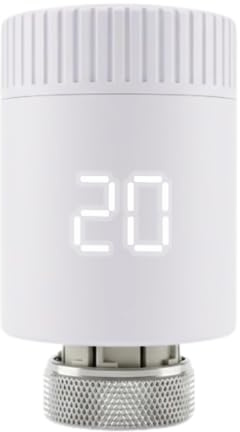 TECH Vanne Thermostatique Connectée Zigbee WiFi pour Radiateur Eau – Contrôle Intelligent via Application – Détection Fenêtre Ouverte – Compatible Alexa Google – Éligible Prime CEE BAR-TH-173 – Passer