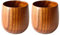 Amacoam Copa de Madera, 2 Piezas Taza de Té de Madera Jujube Utensilio de Madera para Leche Café Jugo Té Beber Cerveza, Hecho a Mano, Portátil, Reutilizable, Holz Tasse (2pcs / set)