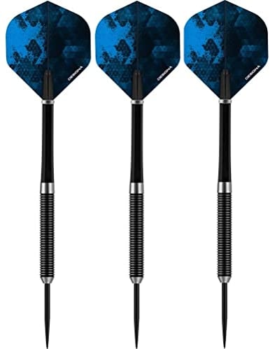 Designa-Darts Ultralites V2 Dartpfeile | M2 | Full Ring Grip Steeltip Dartpfeile Set | 14g (D3508)