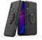 LuluMain Compatible con Xiaomi Redmi 7, Redmi Y3 Funda, Anillo Metálico Sujeción Soporte Antichoque Caja (Funciona con el Montaje de Coche Magnético) Doble Capa Case Carcasa (Negro)