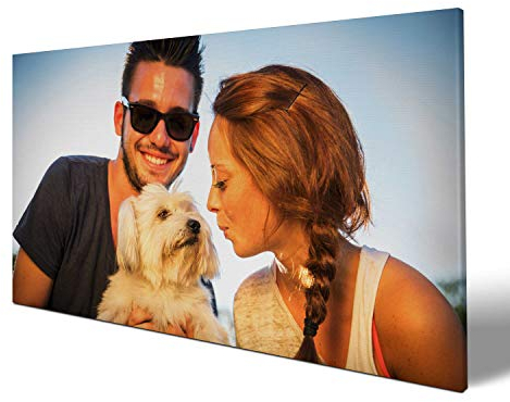 wandmotiv24 Leinwandbild - Foto auf Leinwand mit Online-Vorschau - personalisierte Wanddeko - Bild mit Wunschmotiv - Fotogeschenk - 90x50 cm