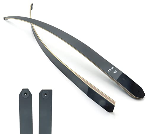 Black Hunter Wurfarme Langbogen Gliedmaßen Wurfarme 25-60lbs ((30lbs)