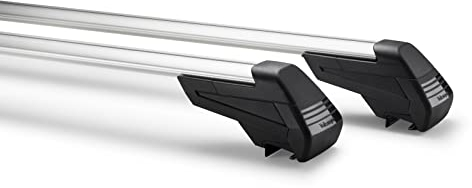 Volkswagen 5H9071151 Grundträger Dachträger T-Nut Tragstäbe Dachgepäckträger, nur für Variant, nur mit Dachreling Silber eloxiert (PR-Code 3S1)