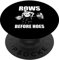 Rows Before Hoes – Ronnie Coleman – lustiges Fitnessstudio PopSockets mit austauschbarem PopGrip