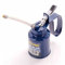 Dunnet Tools 1.1/2 Pint Oil Can with Thumb Pump | Metal Oil Dispenser for Garage, Workshop, and Mechanics | Hand Tool Oil Dropper with Rigid Spout | Oil Storage Can for Chainsaw & Machine Lubrication