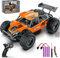 VATOS Ferngesteuertes Auto, 2,4 GHz 1:16 RC Auto Monster Truck Fernbedienung Auto 2WD Offroad RC Fahrzeug 15km/h Geländegängig RTR LKW Spielzeug für Kinder Jungen & Mädchen