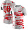 Personalisiertes Fussballtrikot mit Namen Nummer Drucken Nationalflagge Sport Casual Trikots Fussballshirts für Herren Damen Jugendliche Poland