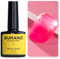 BURANO Vernis gels semi-permanents, 7.3 ml Jelly Vernis Semi Permanent Transparent Gel Vernis à Ongles Gel Soak Off UV LED Naturel French Gel (Rose T9)